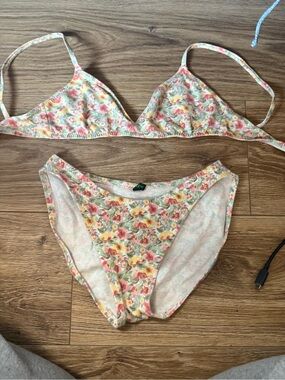 Vintage J.Crew floral bikini